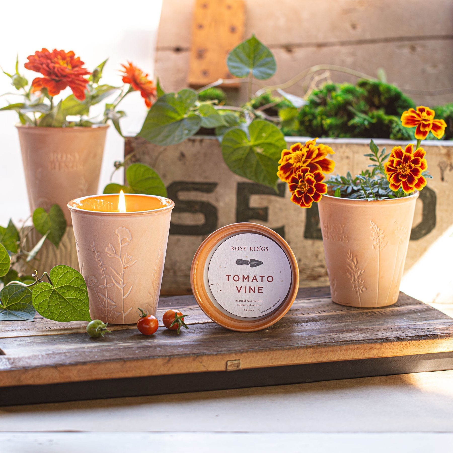 Garden Pot Candles