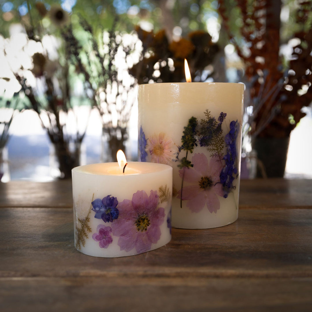 ROSY RINGS Small and Petite Oval Candle Roman Lavender