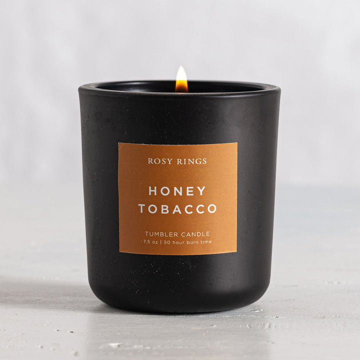 ROSY RINGS HONEY TOBACCO BOXED GLASS TUMBLER