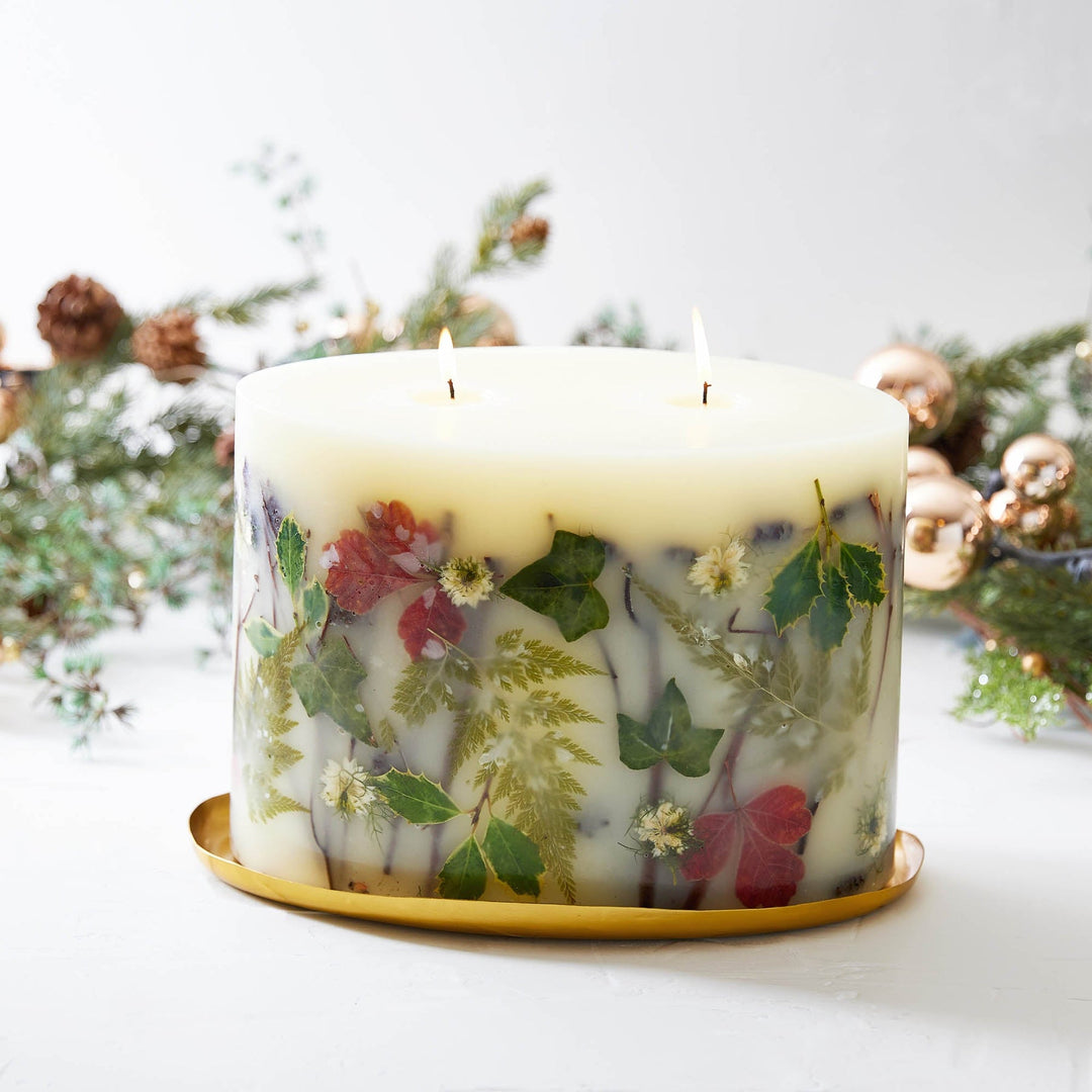 ROSY RINGS FOREST OVAL BOTANICAL SCENTED CANDLE