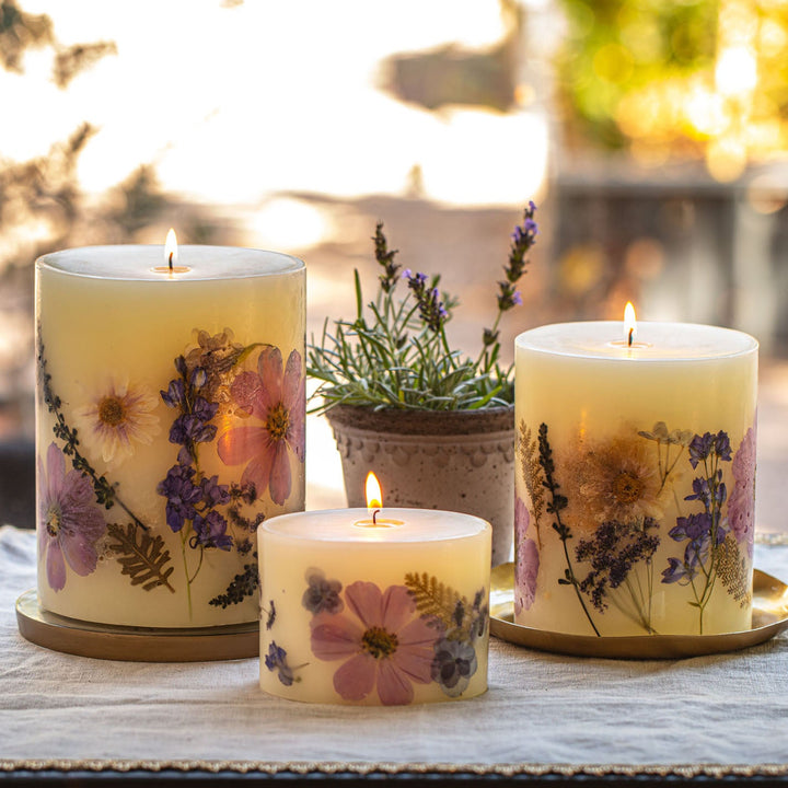 ROSY RINGS Medium, Small and Petite Oval Candle Roman Lavender