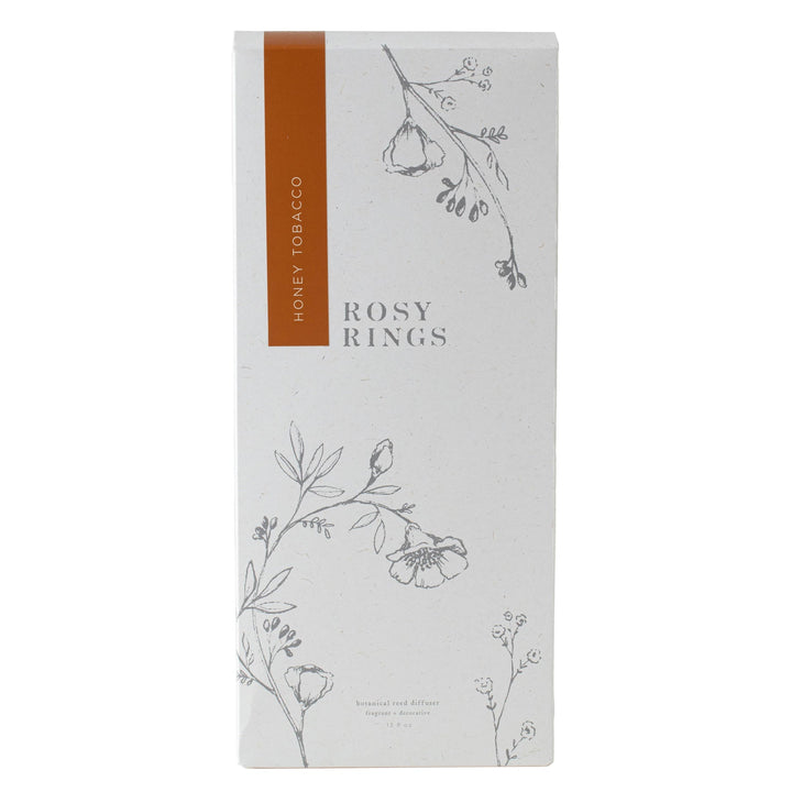 Rosy Rings Honey Tobacco Scented Reed Diffuser Packaging Box